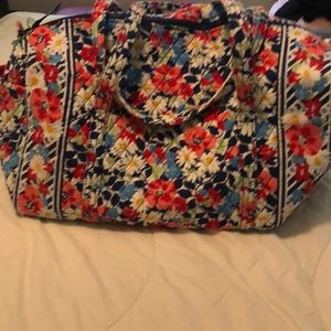 Vera Bradley flower duffle bag